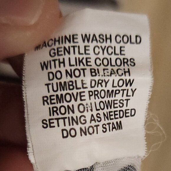 Elementz Black White Polka-dot Tank Silky Striped Overlay Top Small - Picture 5 of 6